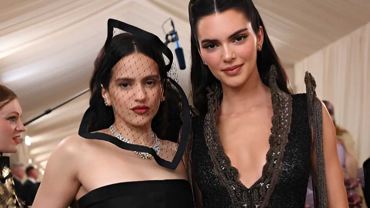 Rosalía y Kendall Jenner